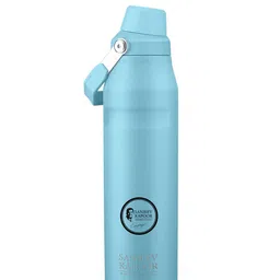 Classic Essentials Blue Single Stainless Steel Solid Double Wall Vacuum Water Bottle-image-20