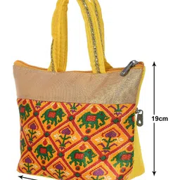 Kuber Industries Ethnic Motifs Structured Shoulder Bag with Quilted image 3