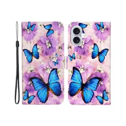 PEEPERLY Abstract Printed iPhone 15 Flip Case Mobile Accessories-28