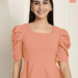Tromko Puff Sleeve Top-image-47