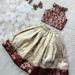 BAESD Girls Printed Ready to Wear Cotton Lehenga & Choli-picture-41