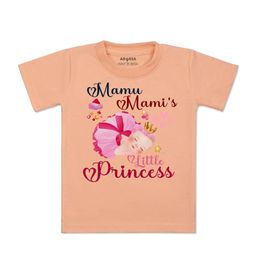 Arvesa Kids Typography Printed Applique T-shirt-image-100