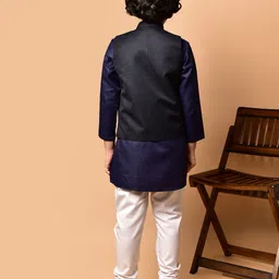 PRINTCULTR Boys Regular Kurta with Churidar image 4