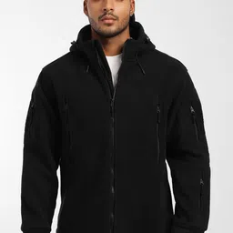 MOUNTMILLER Men Fleece Bomber Jacket-picture-12