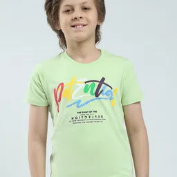 Monte Carlo Boys Typography Printed Round Neck Cotton T-shirt-image-93