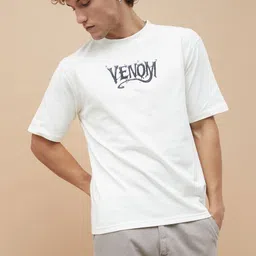 Fame Forever by Lifestyle Men Printed Raw Edge T-shirt-picture-32