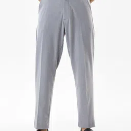 Snitch Men Slim Fit Wrinkle Free Trousers-image-64