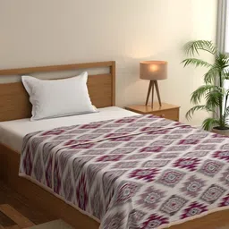 home expressions Grey Meadow Printed Lightweight Cotton AC Room 150 GSM Single Bed Dohar-picture-7