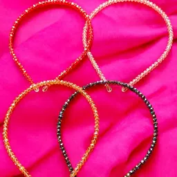 LYTIX Girls Set Of 4 Assorted Embellished Hairband-10