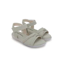 Superminis Girls Party Open Toe Flats-17