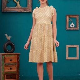 OH MI DIOS Polka Dots Print Fit & FlareDress-image-44
