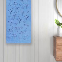 Myntra Elegant Homes Blue & Navy Blue Printed Cotton 420 GSM Bath Towel-image-74