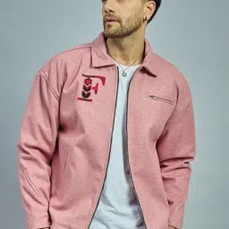 FUGAZEE Men Open Front Jacket with Patchwork-2