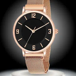 ON TIME OCTUS Women Dial & Stainless Steel Analogue Watch MAG-MT-391 BLACK-image-81