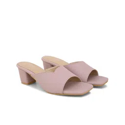 Creattoes Block Sandals with Buckles image 5