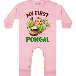 Arvesa My First Pongal Printed Bodysuit-45