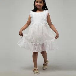 MAMATHINK White Polyester Dresses-46