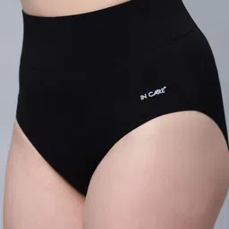 In Care Assorted Belly Control Shaper High Rise Hipster Briefs - ICIB-030_BLACK_M-image-60