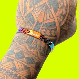 Dynamic Retail Global Men Multi-Coloured Link Bracelet-12