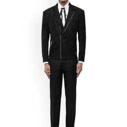 SDS By Kushal Shah Lapel Collar Crop Biker Jacket-picture-39
