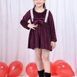 NEUDIS Girls Round Neck A-Line Dress-image-18
