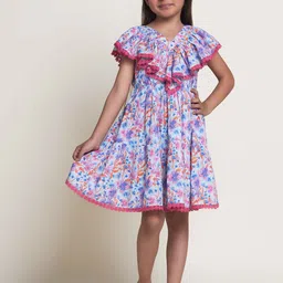 BAESD Floral Print Fit & Flare Dress-picture-56