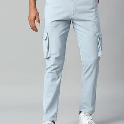Dennis Lingo Men Tapered Fit Cargos Trousers-picture-23