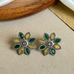 NAMAN ARTS Contemporary Studs Earrings-picture-40
