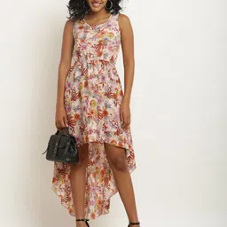 Mast & Harbour Floral Printed Fit & Flare Midi Dress-picture-39