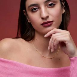 ReNi Brass Gold-Plated Necklace-image-78