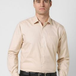 Van Heusen Men Self Design Textured Formal Shirt-image-95