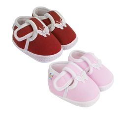 NESKA MODA Kids-Unisex Pink Cotton Booties-picture-15