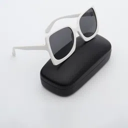 PELLE LUXUR Unisex Square Sunglasses with UV Protected Lens PL25GS284-27
