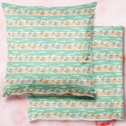 ArtzFolio Multicoloured Set of 2 Velvet Square Cushion Covers-image-17