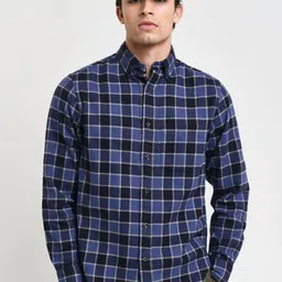 GANT Men Opaque Checked Casual Shirt-picture-13