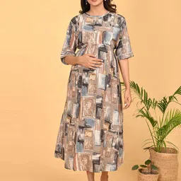 GOLDSTROMS Women Printed A-Line Dress-image-93
