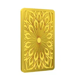 ASPECT BULLION Floral 24 Kt Square Shaped Gold Coin-image-31