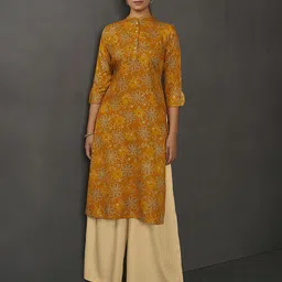 Anouk Women Geometric Printed Straight Kurta-image-7