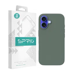 SPRIG Solid Printed iPhone 16 Plus Bumper Case Mobile Accessories-47