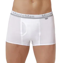 Rupa Macroman Men's White Solid Cotton Mini Trunks-picture-14