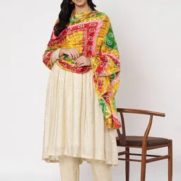 AKSHADEEP Printed Leheriya Dupatta-picture-38