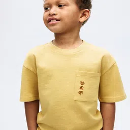 H&M Embroidery-Detail Cotton T-Shirt-22