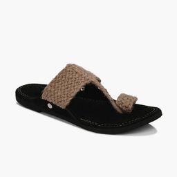 Apratim Men Embellished Open Toe Flats with Bows image 2