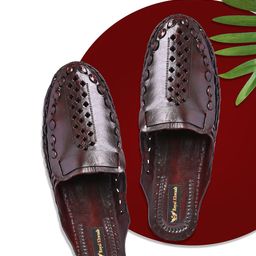 ROYAL KHWAAB Men Ethnic Leather Shoe-Style Sandals-image-47
