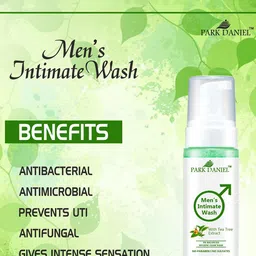 Park Daniel Set Of 2 Men's Intimate Wash With Green Tea Extract- 150 ml Each image 5