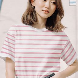 TOGS & TERRE Women 2 Striped Organic Cotton T-shirt-picture-22