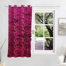 THE CONVERSION Magenta Room Darkening Window Curtain-image-90