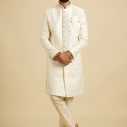 Manyavar Men Embroidered Sherwani Sets-image-94