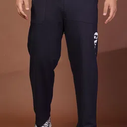 plusS Men Graphic Printed Mid Rise Track Pants-image-91