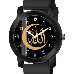 CSAMON Men Printed Dial & Straps Analogue Watch PandoBLK Islamic NUM01 804 BLK-image-82